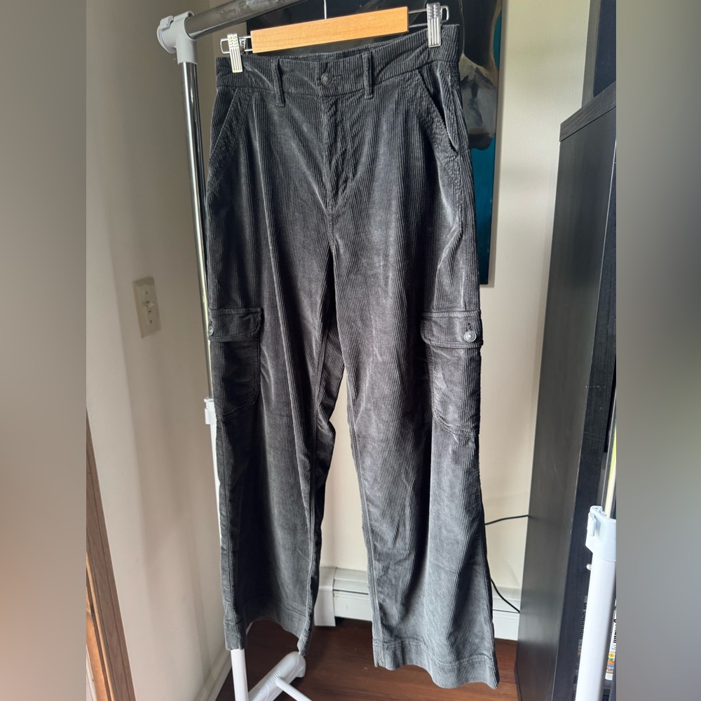AE Corduroy Super High Rise Baggy Wide Leg Pants
